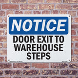 Door Exits To Warehouse Steps