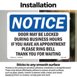 Door May Be Locked During Business Hours