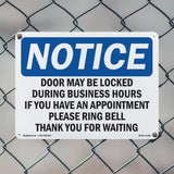 Door May Be Locked During Business Hours