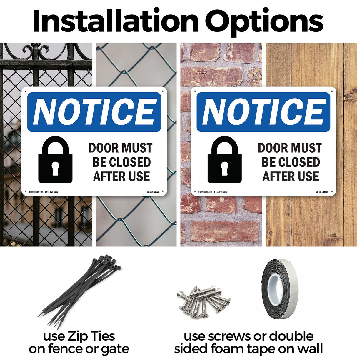 Door Must Be Locked After Use