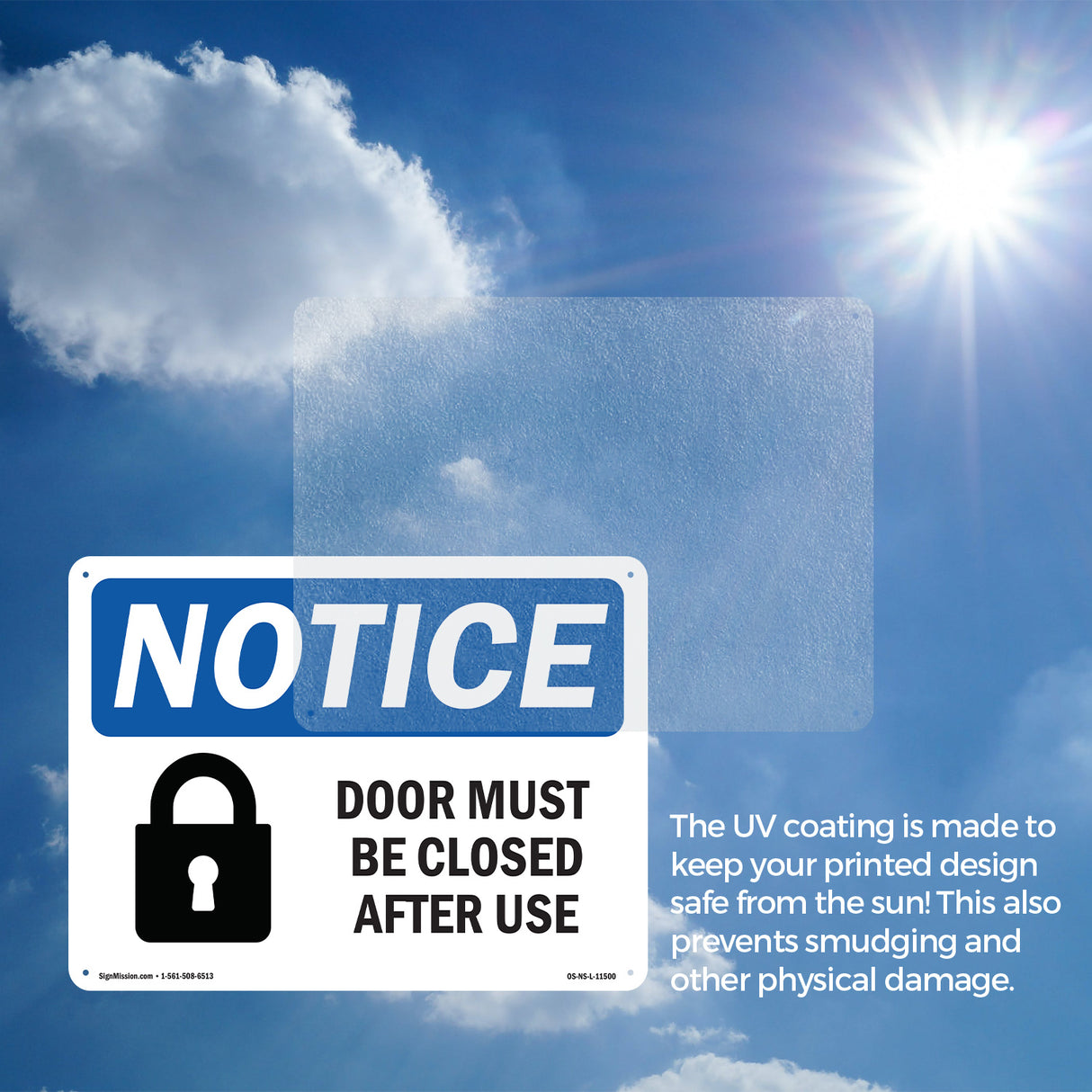 Door Must Be Locked After Use