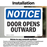 Door Opens Outward
