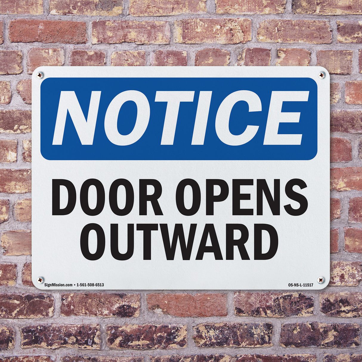 Door Opens Outward