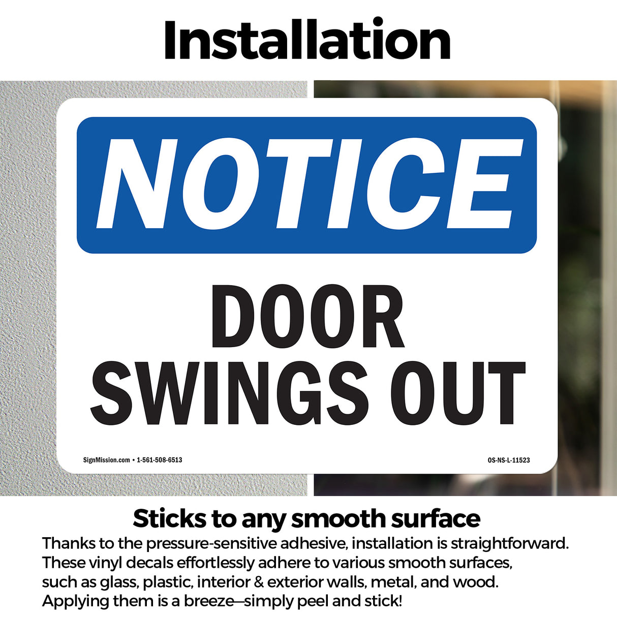 Door Swings Out