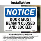 Doors Must Remain Closed And Locked