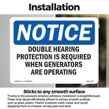 Double Hearing Protection Required