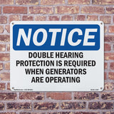 Double Hearing Protection Required