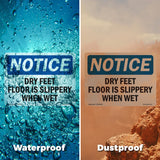 Dry Feet Floor Is Slippery When Wet