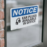 Ear Plugs Available In Office