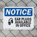 Ear Plugs Available In Office