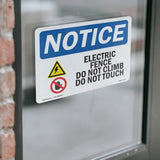 Electric Fence Do Not Climb