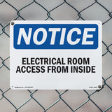 Electrical Room Access From Inside