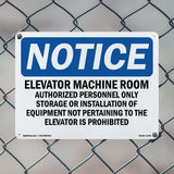 Elevator Machine Room Authorized Personnel