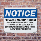 Elevator Machine Room Authorized Personnel