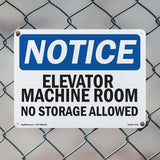 Elevator Machine Room No Storage Allowed