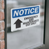 Emergency And Maintenance Exit