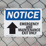 Emergency And Maintenance Exit