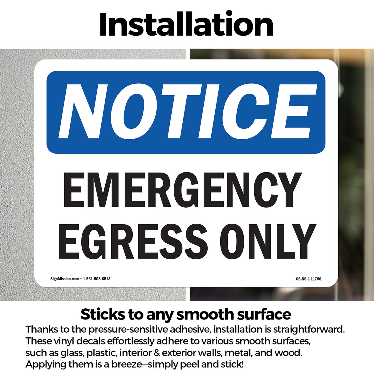 Emergency Egress Only