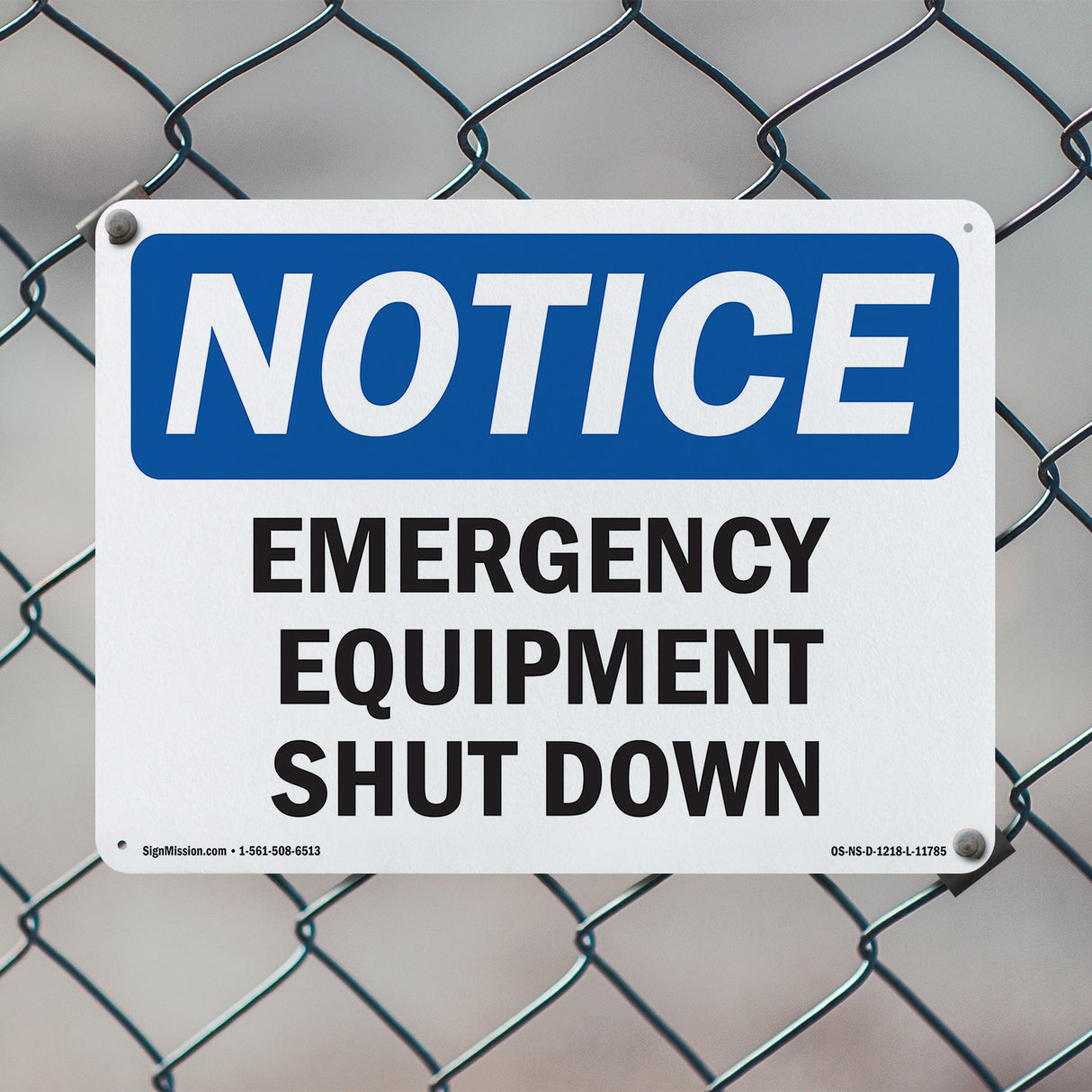 Emergency Equipment Shut Down, Off Only
