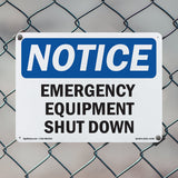 Emergency Equipment Shut Down, Off Only