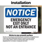 Emergency Exit Only Not An Entrance