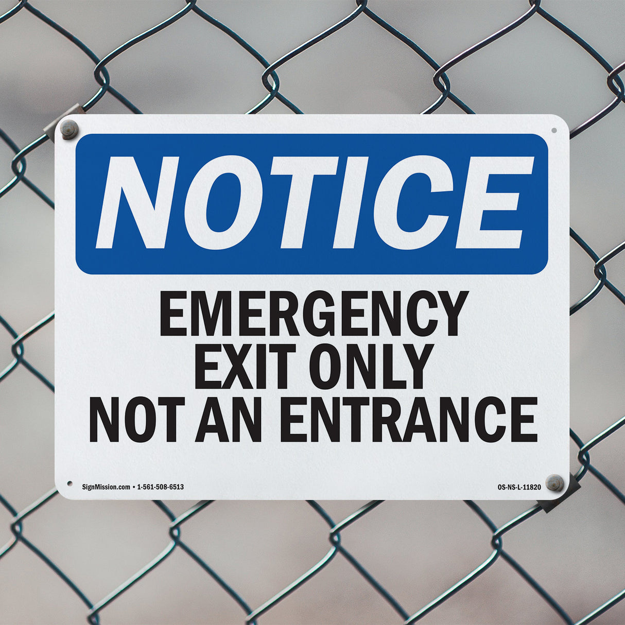 Emergency Exit Only Not An Entrance