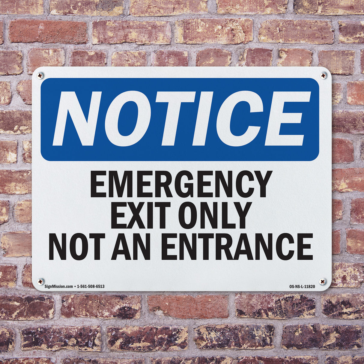 Emergency Exit Only Not An Entrance