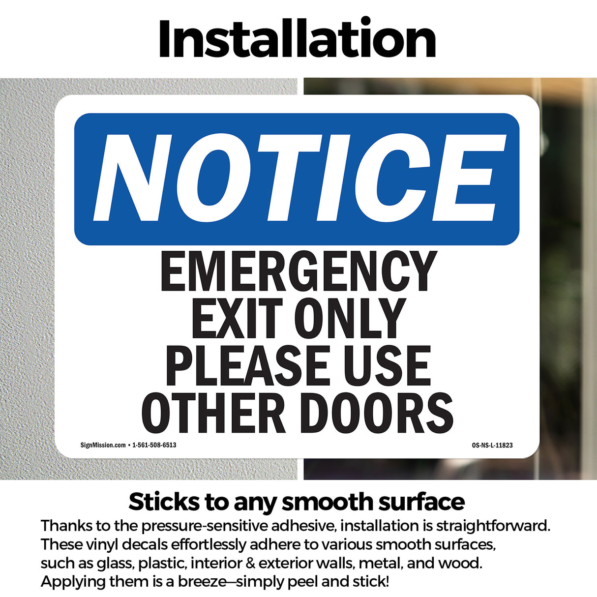 Emergency Exit Only Please Use Other Doors