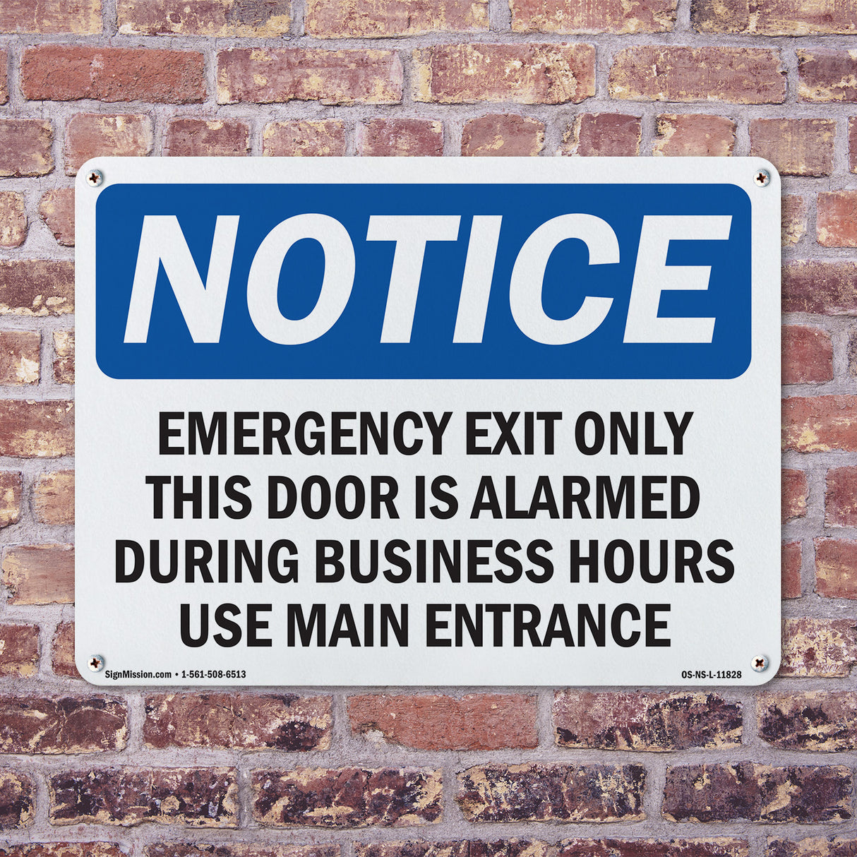 Emergency Exit Only This Door Is Alarmed