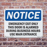 Emergency Exit Only This Door Is Alarmed