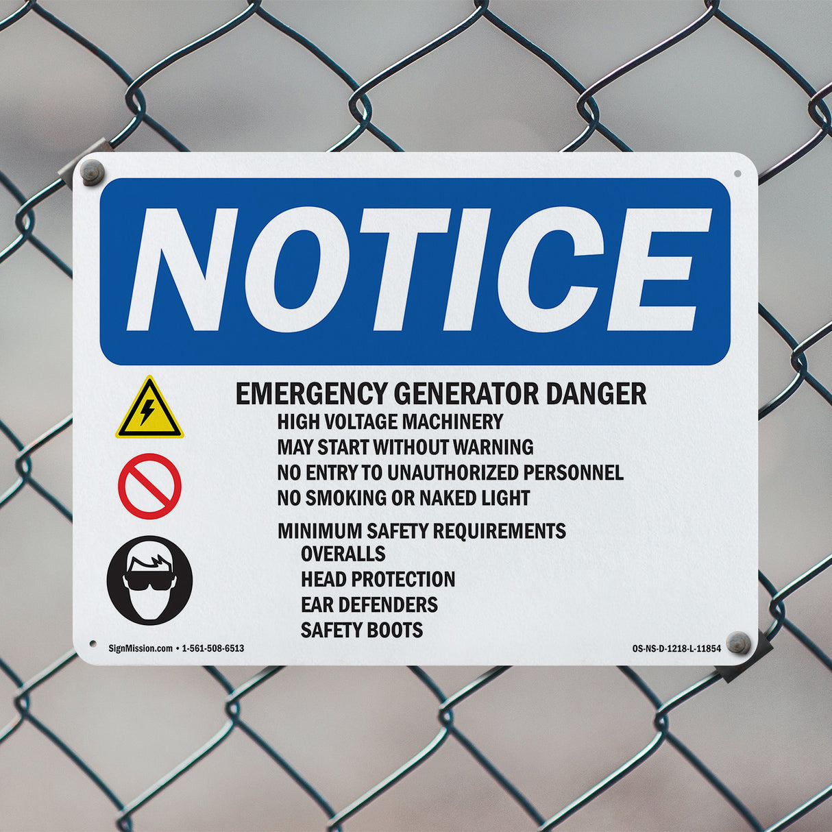 Emergency Generator Danger High