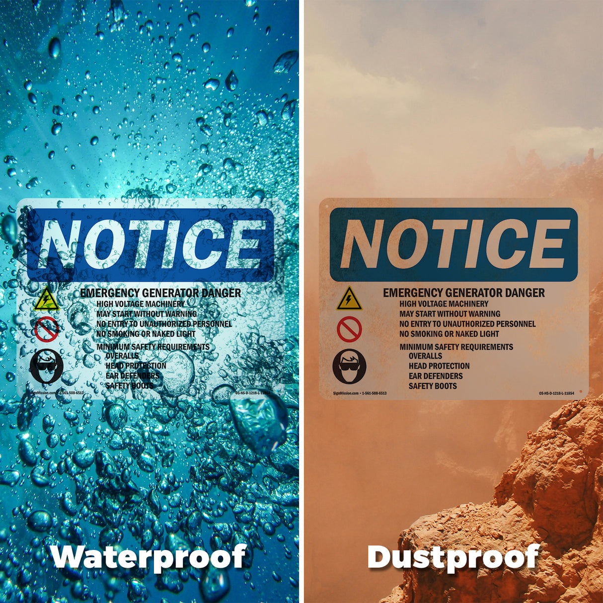 Emergency Generator Danger High