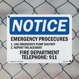 Emergency Procedures 1. Use Emergency Pump