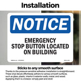 Emergency Stop Button Located On Building