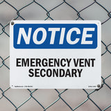 Emergency Vent Secondary