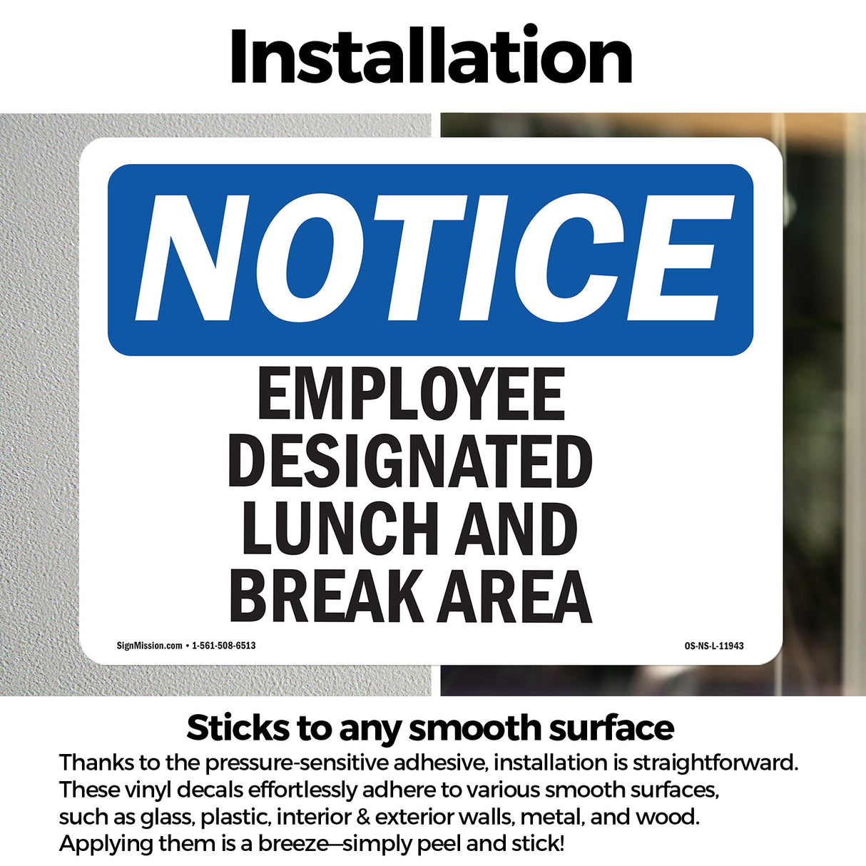 Employee Designated Lunch And Break Area