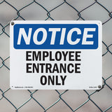 Employee Entrance Only