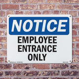 Employee Entrance Only