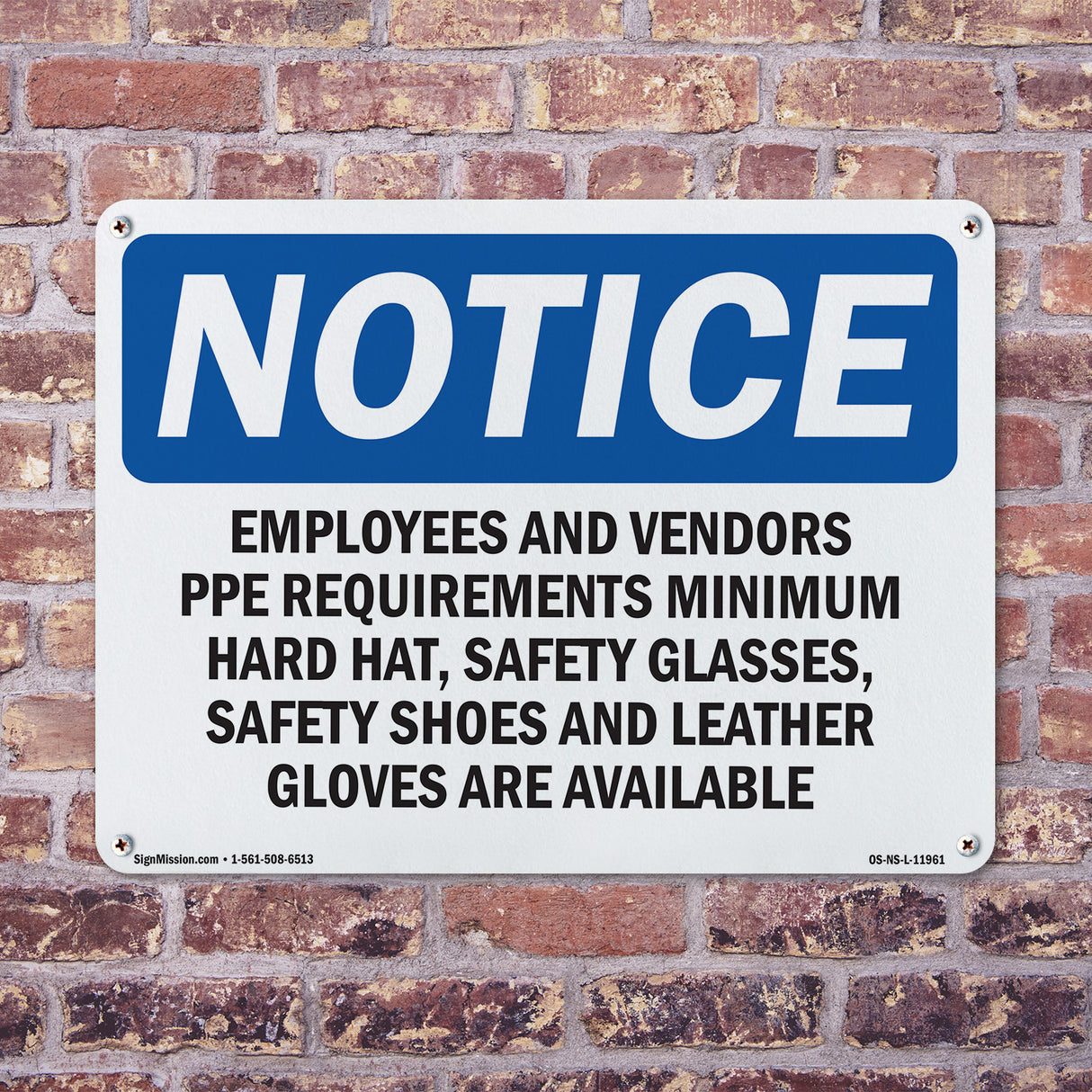 Employees And Vendors PPE Requirements Minimum