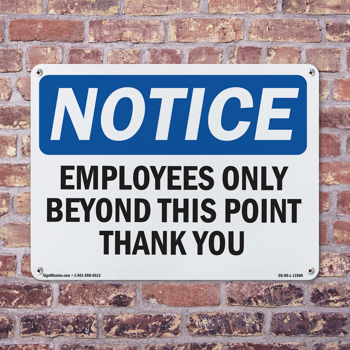 Employees Only Beyond This Point Thank You