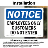 Employees Only Customers Do Not Enter