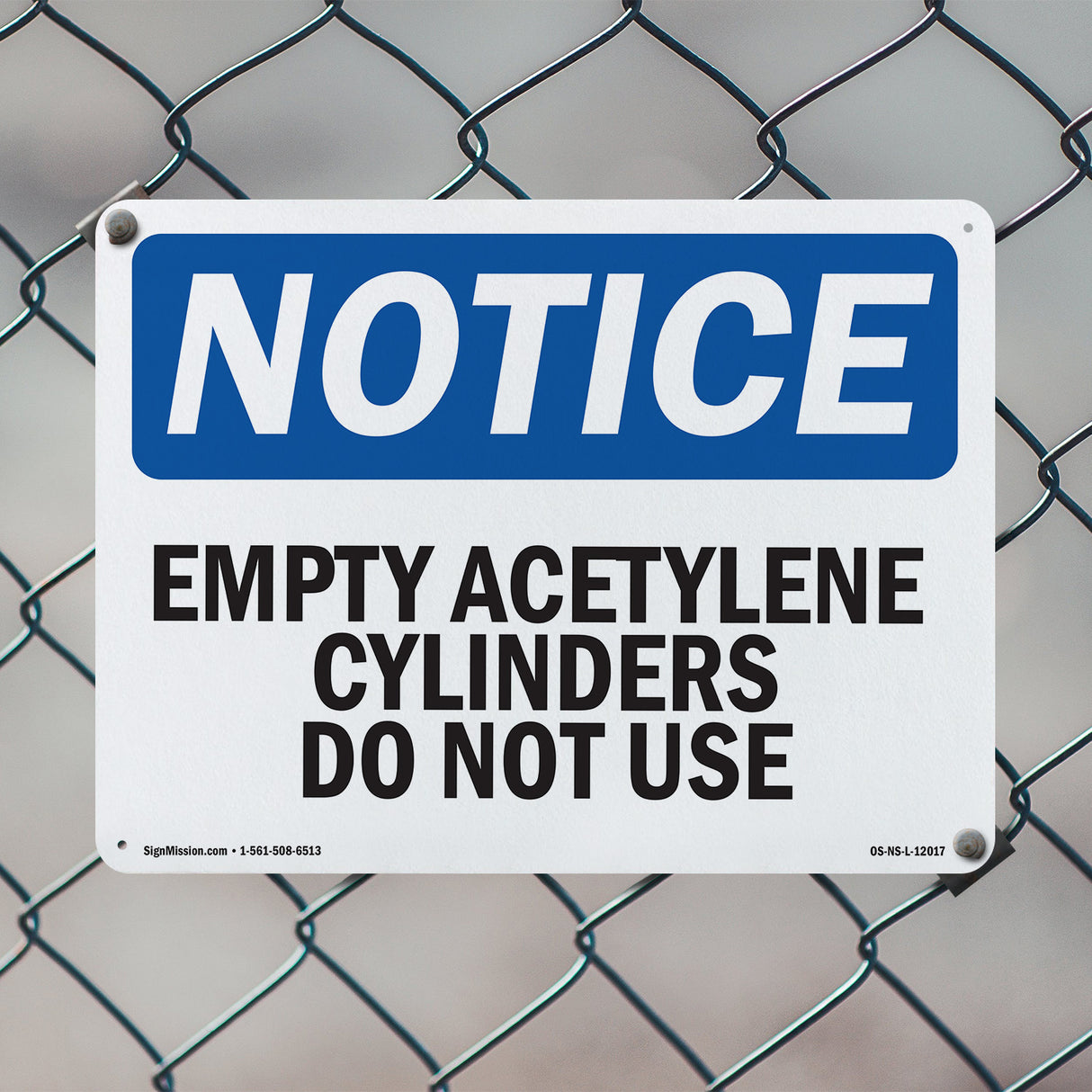 Empty Acetylene Cylinders Do Not Use