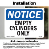 Empty Cylinders Only