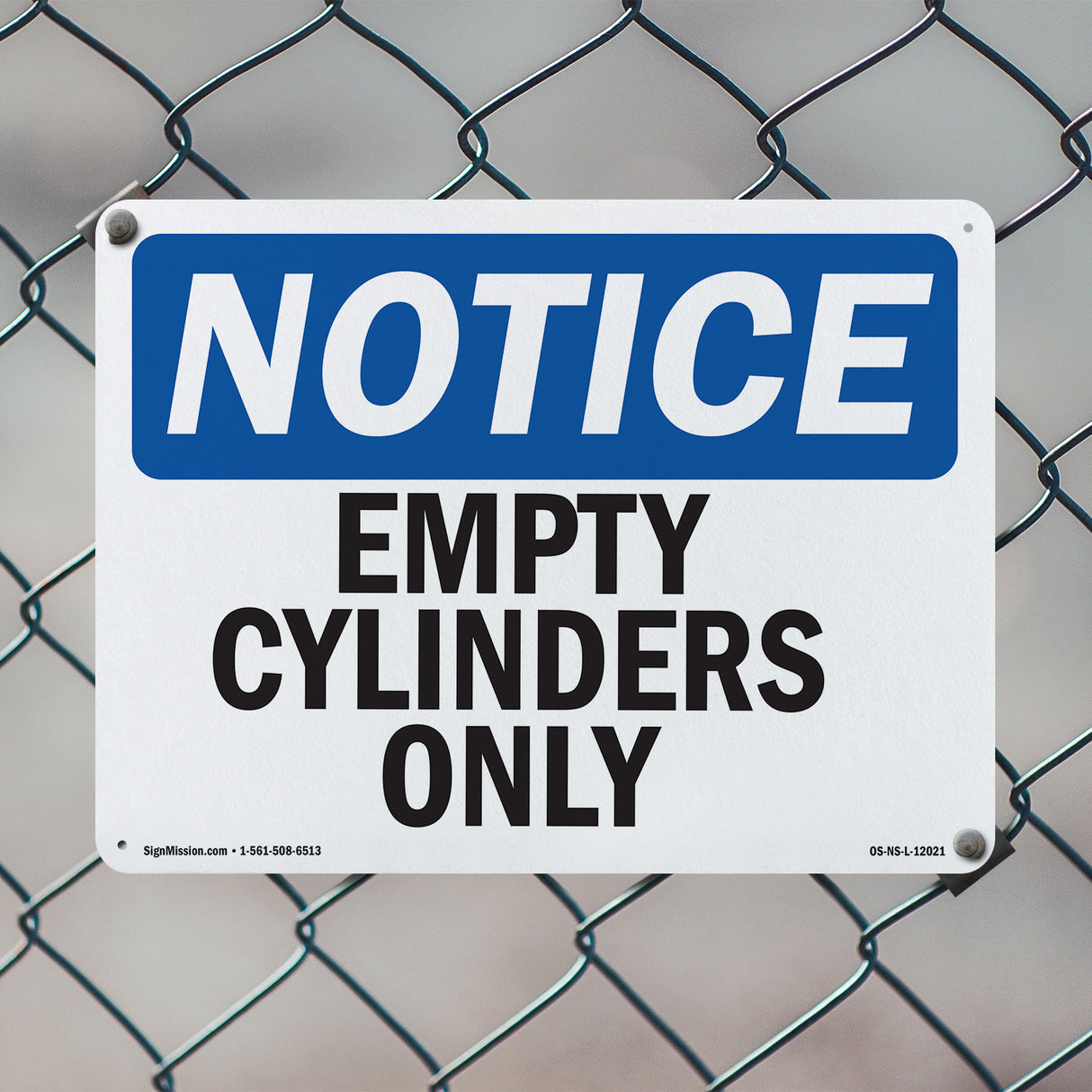 Empty Cylinders Only