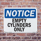 Empty Cylinders Only