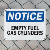Empty Fuel Gas Cylinders