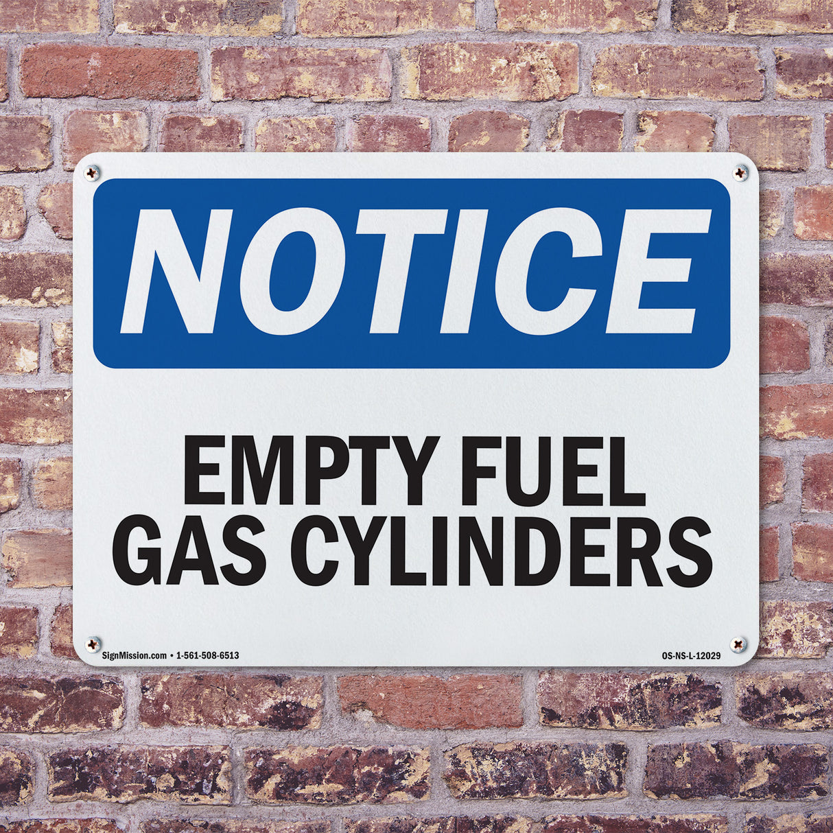 Empty Fuel Gas Cylinders