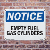 Empty Fuel Gas Cylinders