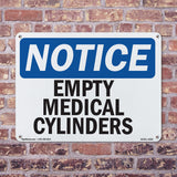 Empty Medical Cylinders