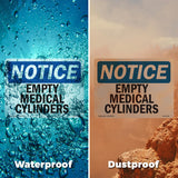 Empty Medical Cylinders